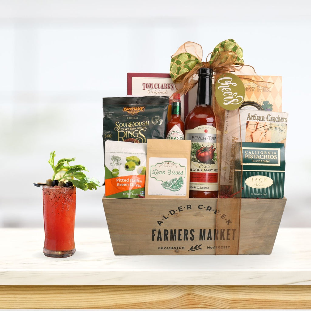 Farmers Market Bloody Mary Cocktail Gift Basket
