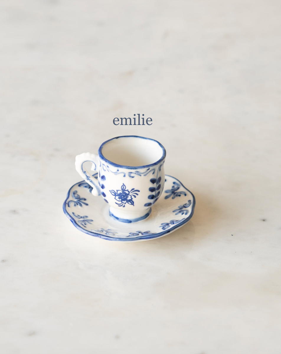 petite tea cup dish